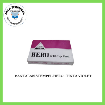 

Stampel/Stamp Pad HERO kecil +Tinta Violet