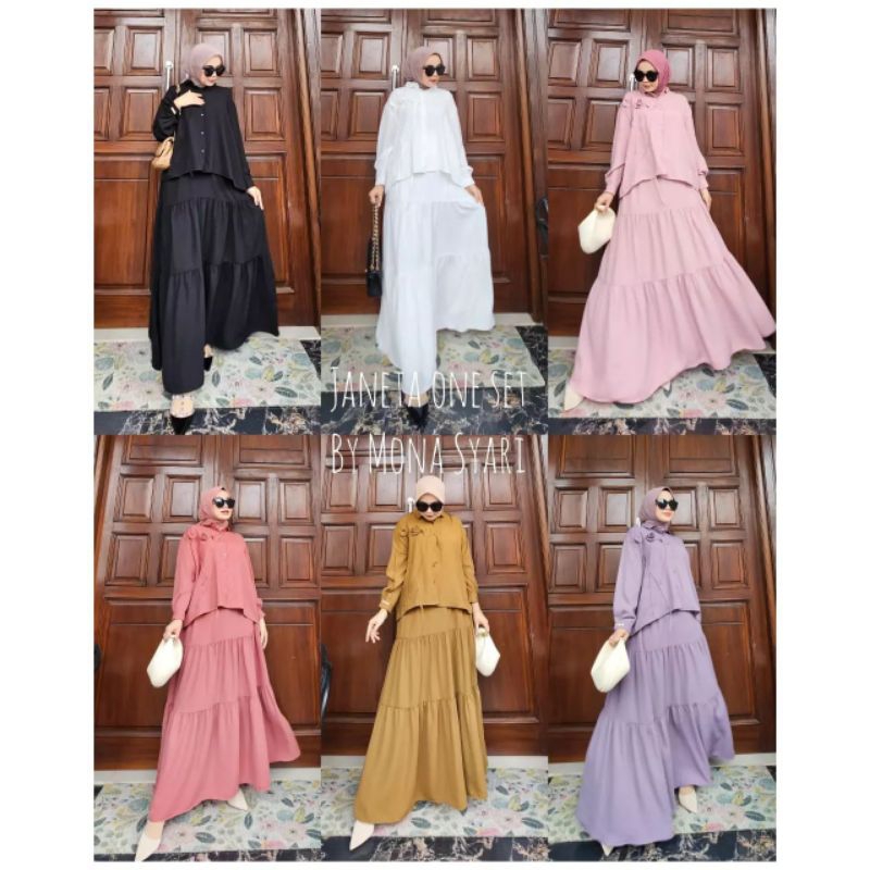 JANETA ONE SET BY MONA SYARI
