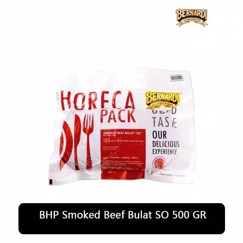 

SMOKED BEEF BULAT SO BERNARDI HORECA PACK 500GR DAGING SAPI ASAP HALAL
