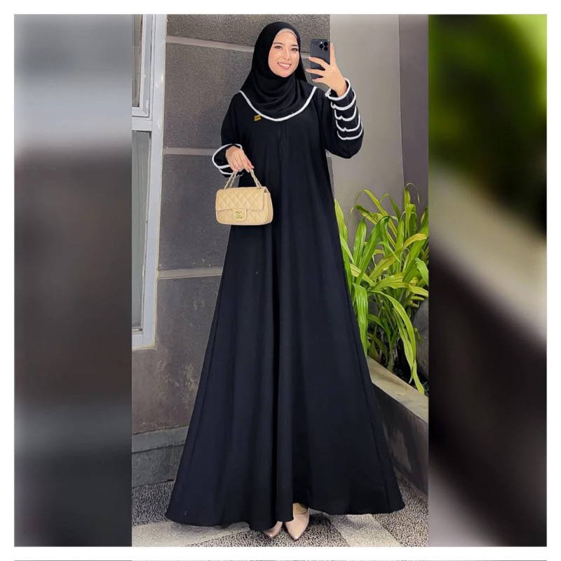 DAVINA SET HIJAB PASMINA CRINKLE AIRFLOW PREMIUM BY DUMMA