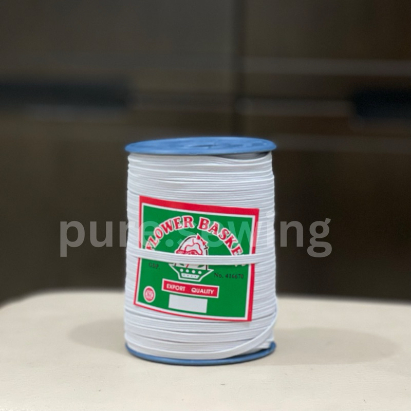 Karet Elastis 4MM Flower Basket/ Karet Masker / SJ4