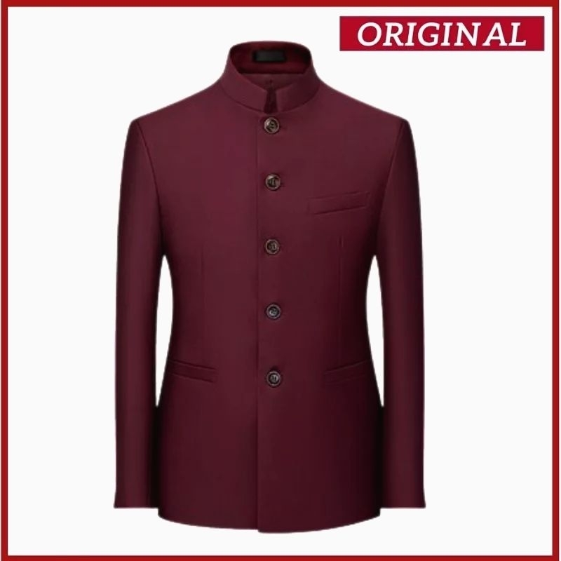 terbaru Jas - Jas Mandarin manggis - Jas Koko Mandarin putih - hitam - Abu