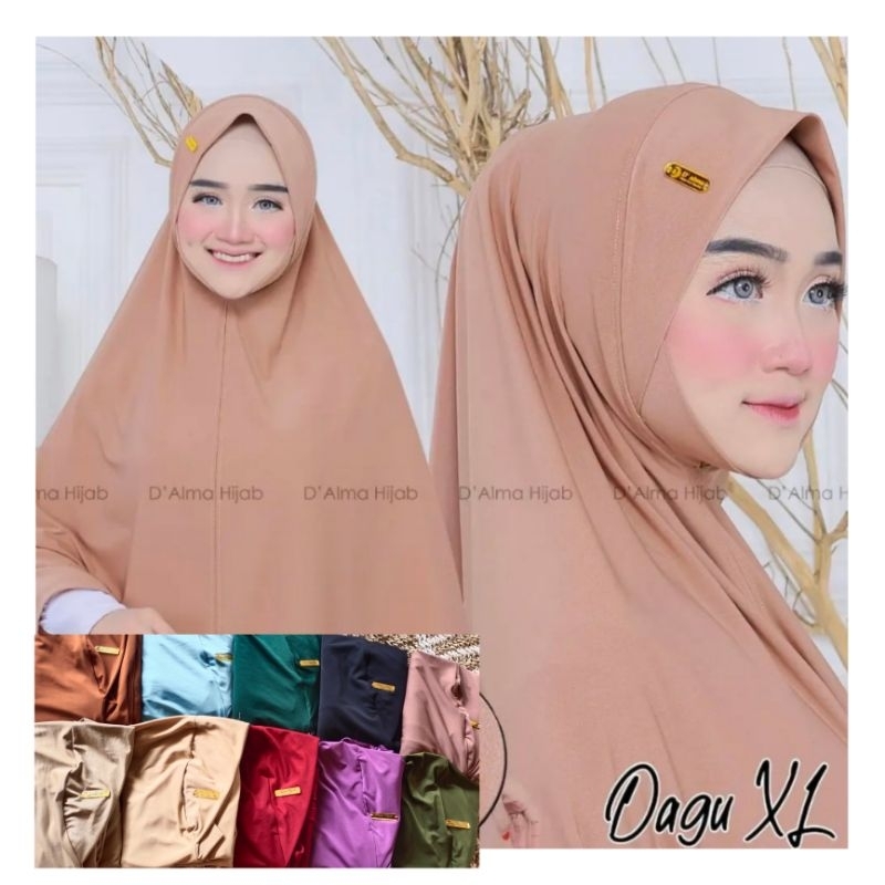 HIJAB DAGU JILBAB JUMBO DAGU JERSEY