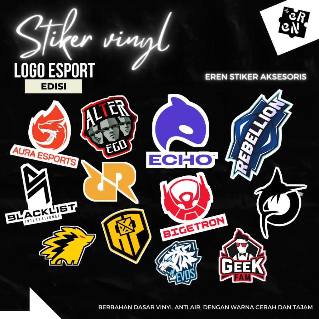 

STIKER ANTI AIR KARAKTER ESPORT ISI 100 PCS PREMIUM