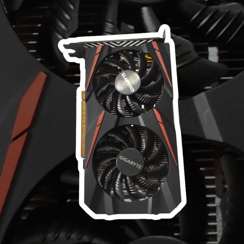 VGA GRAPHIC CARD GIGABYTE RX560 RX 560 4GB DDR5 DUAL FAN GAMING