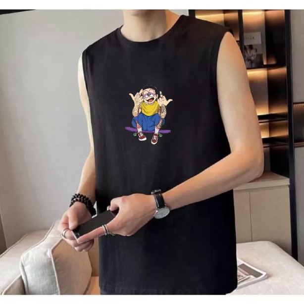 Singlet Nobita terbaru / Singlet oblong nobita/ kaos bisa cod / tangktop nobita terkeren / kaos tanp