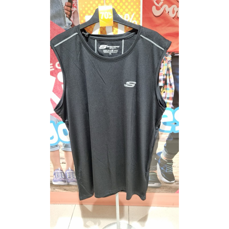 skechers kaos lengan buntung SIZE XL