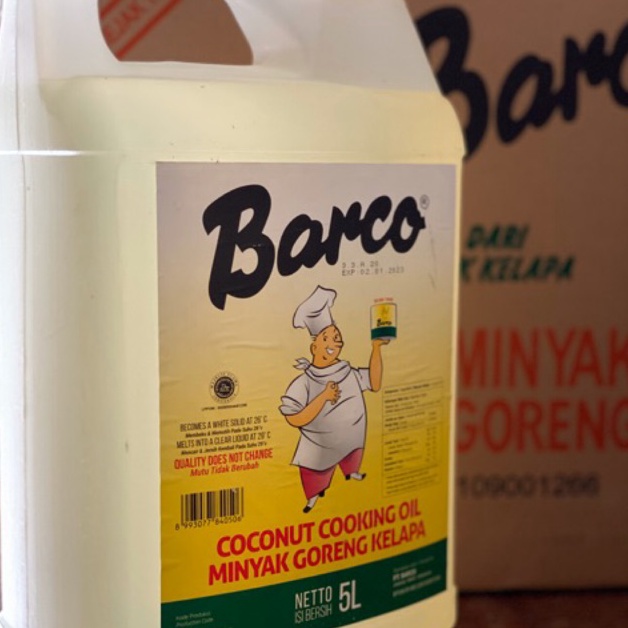 

Terl4ku. Minyak Goreng Barco 5 L Jerigen Trendy
