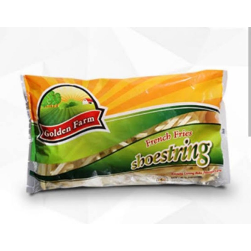 

Kentang Golden Farm Shoestring 500 gr/ Kentang Golden Farm Shoestring/Kentang Frozen 1 kg