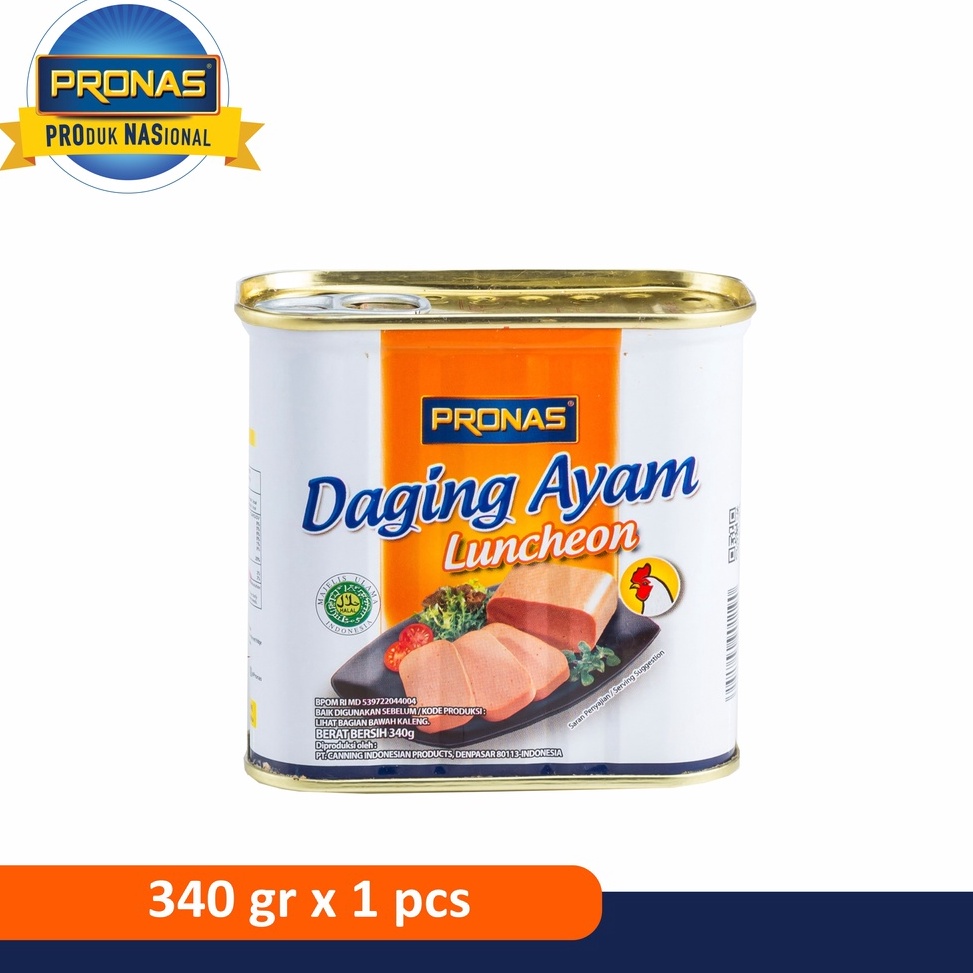 

Best S3ller Pronas Luncheon Ayam (Daging Ayam Blok Serbaguna) 340g Special Promo