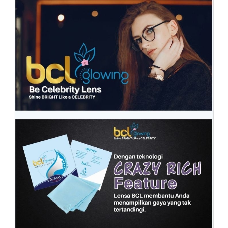 Lensa BCL Glowing Aqua Bluecromic Anti Embun