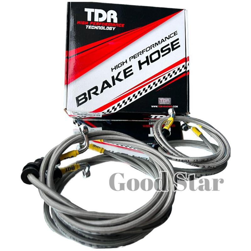 Selang Rem TDR 1set Depan&Belakang Nmax New Non ABS/Nmax old Non ABS Original TDR