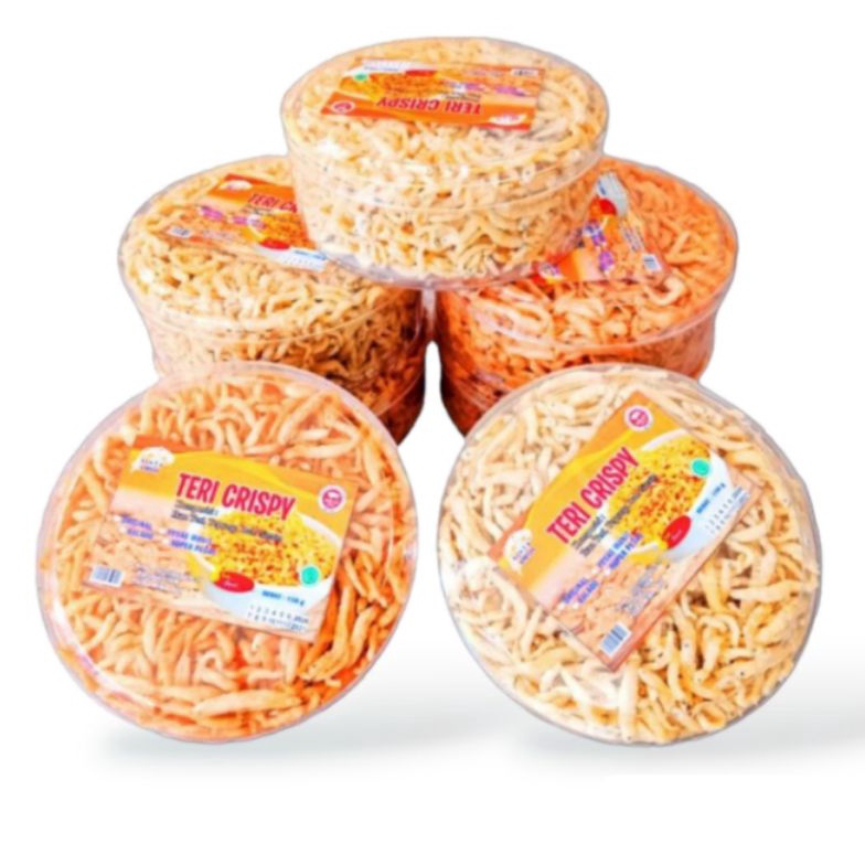 

B8VST Teri Crispy kualitas Super 150 Gram- Teri Krispi Non MSG & Pengawet/ cemilan teri/ camilan teri Harga Murah