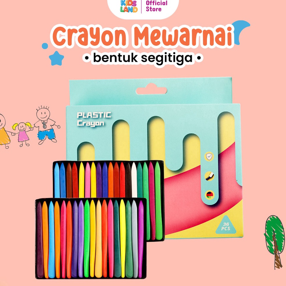 

6K7WK Crayon Anak Crayon Hands Clean Set In 1 Mewarnai Anak Isi 12 24 36 Warna KIDS LAND 57