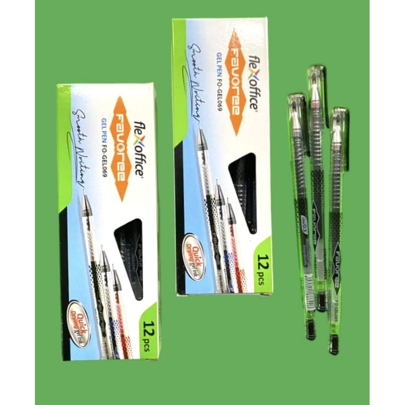 

PULPEN GEL FO-069 FAVOREE HITAM/0.3 MM