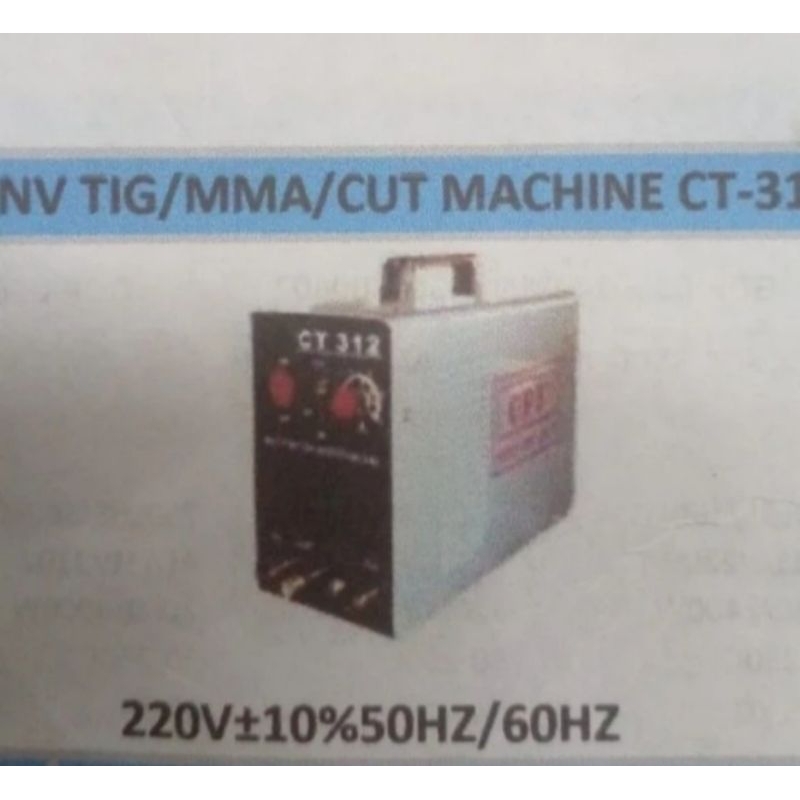 OPT mesin 3in1 Tig MMA CUT CT 312 welding machine