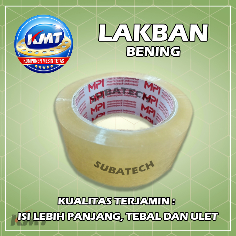 

Lakban Bening Coklat 100 Yard x 45 mm MPI RMT