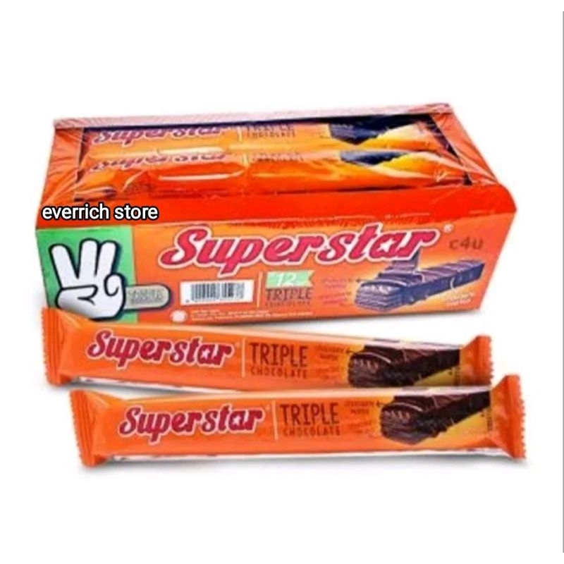 

superstar wafer triple chocolate (20pcs)