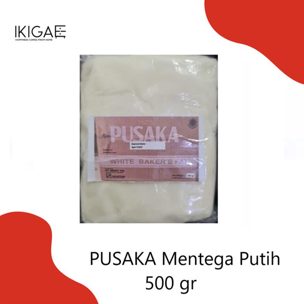 

PUSAKA WHITE BAKER`S FAT / MENTEGA PUTIH 500 GR imfej