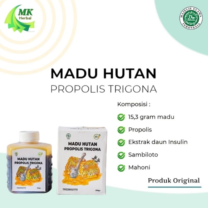 

Madu Hutan Propolis Trigona 500gr