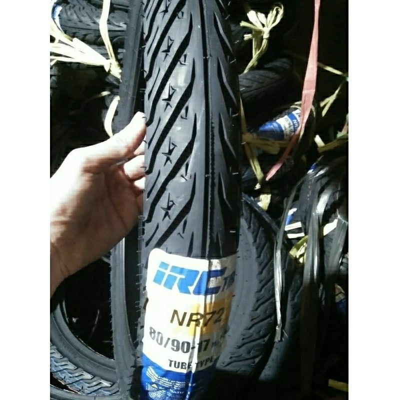 BAN SUPRA X 125 BELAKANG IRC NR72 80 90 17 TUBETYPE KEMBANG BINTANG