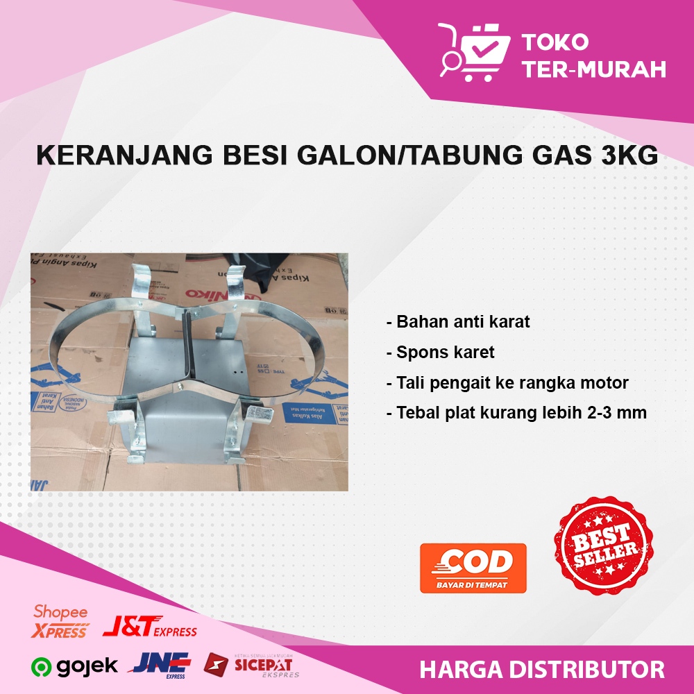 KERANJANG BESI GALON/TABUNG GAS 3KG TERBARUUU