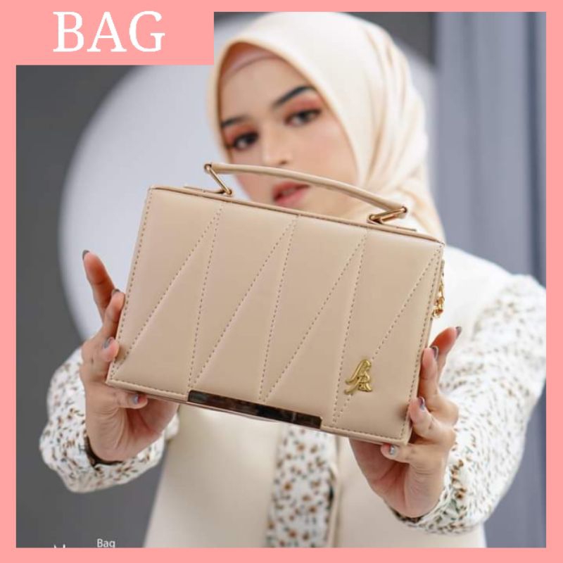Bag Noura By Arrafi Bisa COD || Tas Jinjing Slempang Ar Rafi Polos Simple Terlaris || Bag Wanita Dew