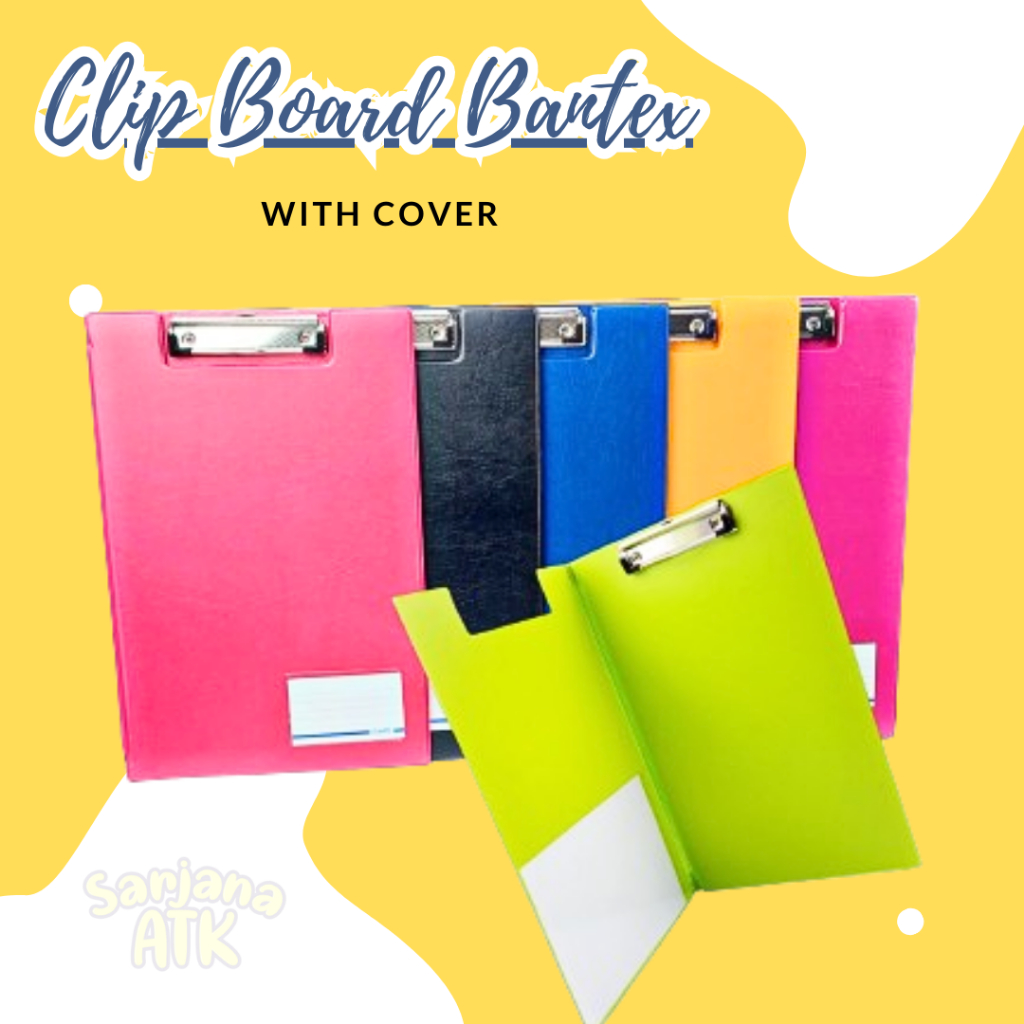 Papan Ujian / Papan Dada / Clipboard FC Folio With Cover