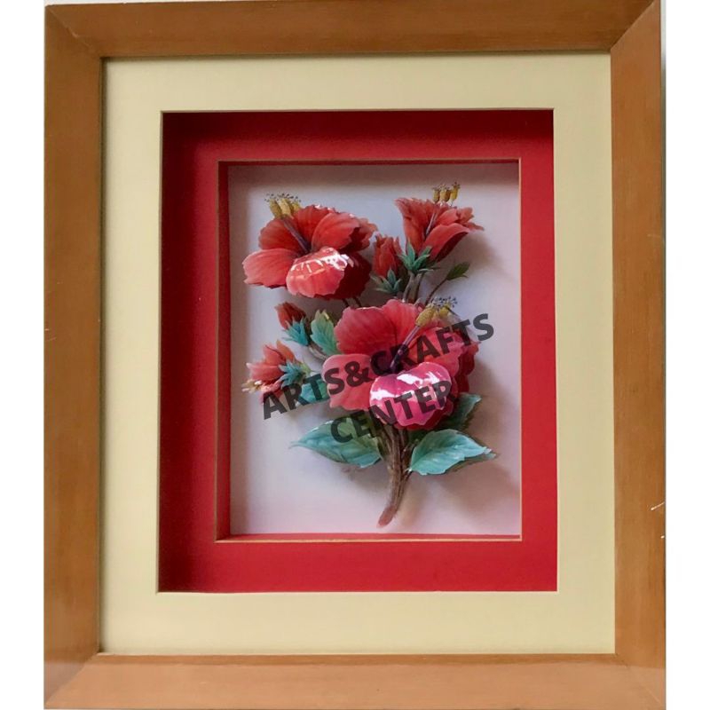 Frame Papertole Bunga Sepatu