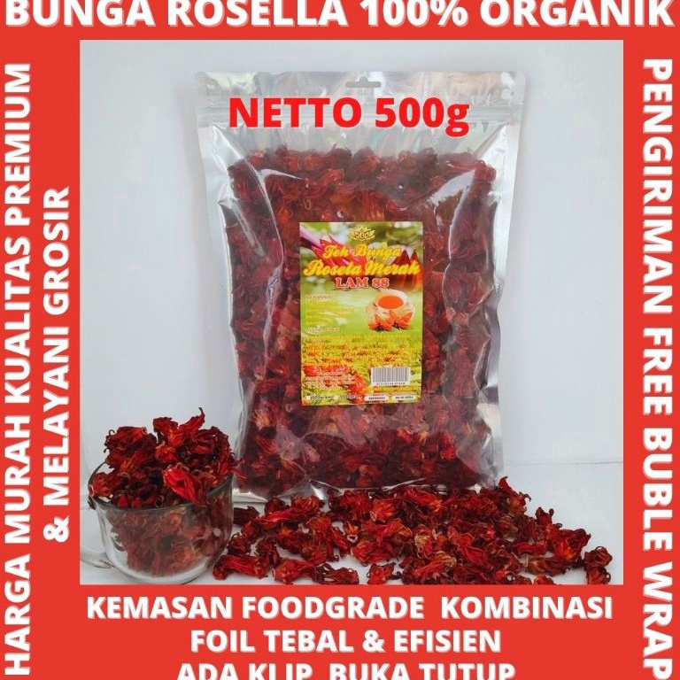 

MIA bunga rosela merah tea Pasti Murah 人(⌒