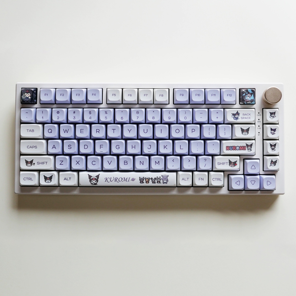 Zifriend Kuromi 146 Key XDA Profile PBT Dye-sublimated Keycaps Set Mechanical Keyboard Keycaps