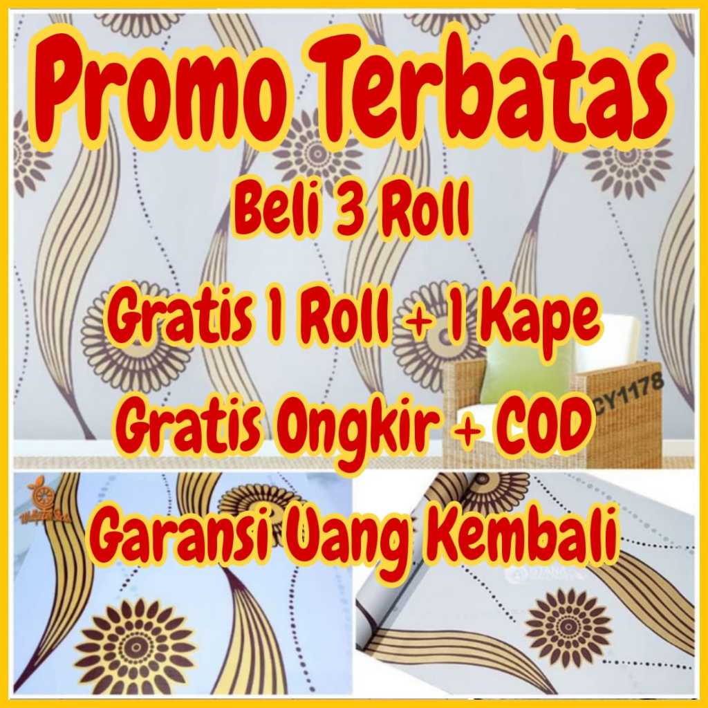 Walpaper dinding kamar aesthetic Wallpaper stiker dinding kamar tidur meja tembok lemari dapur pintu