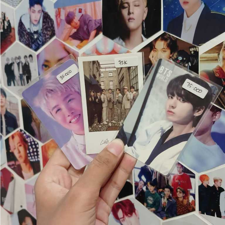 OFFICIAL Photocard BTS Polaroid Life Goes On World D'icon Jhope Jungkook Grup