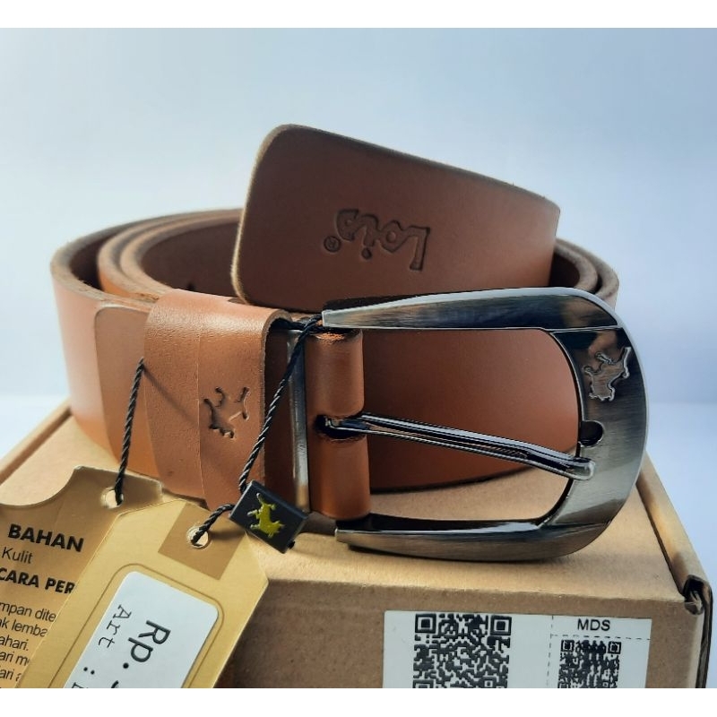 BELT PRIA GESPER PRIA IKAT PINGGANG PRIA SABUK PRIA KULIT LOIS ORIGINAL B402NTNN
