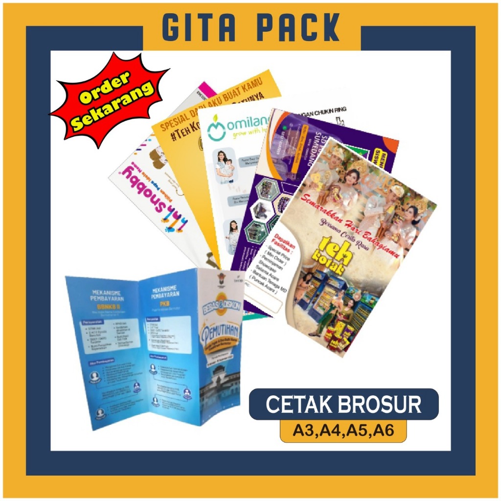 

Cetak Brosur | Brosur murah | A4 | Cetak 1 Sisi / 2 Sisi