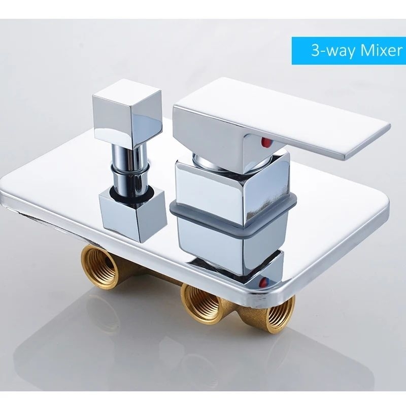 PROMO Kran Shower Tanam Kran kran Dinding Mixer  PANAS Dingin Stainles