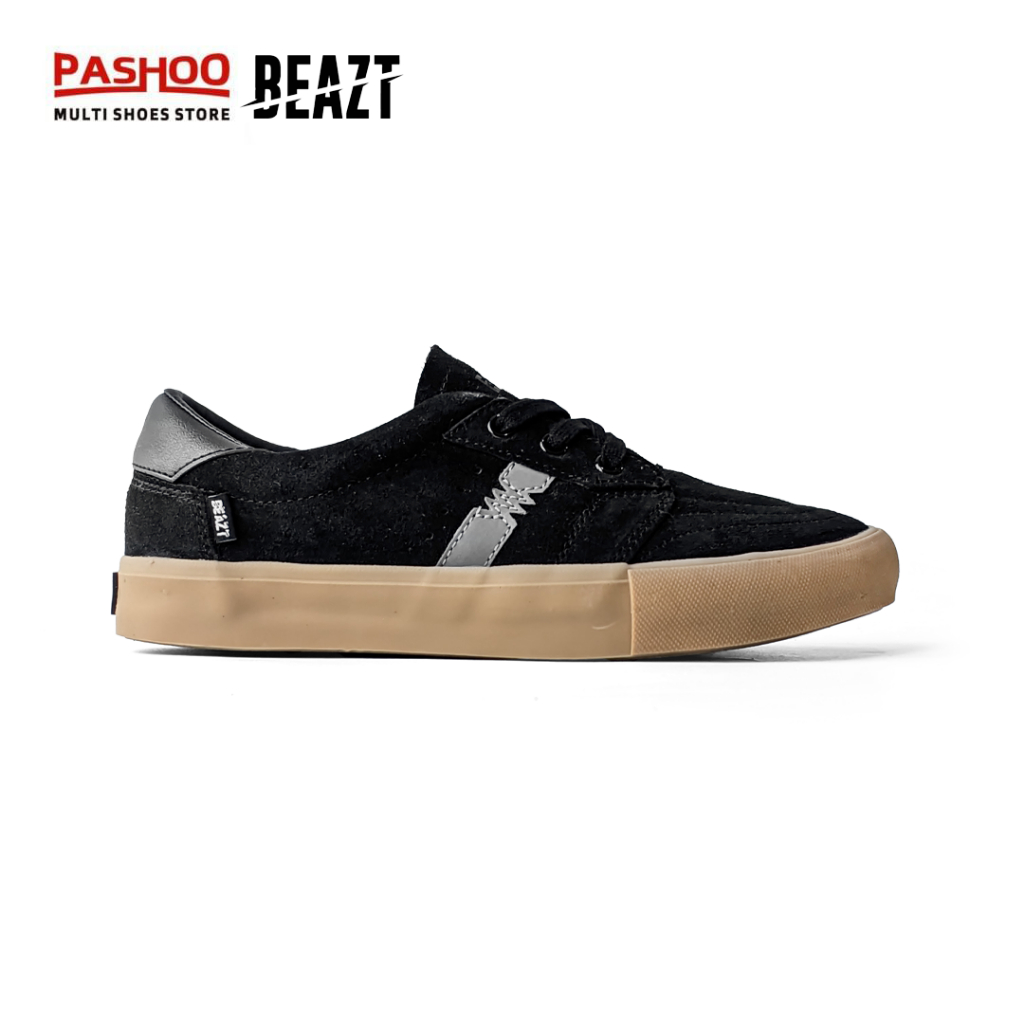 Beazt Luxo Black Gum Sepatu Sneakers