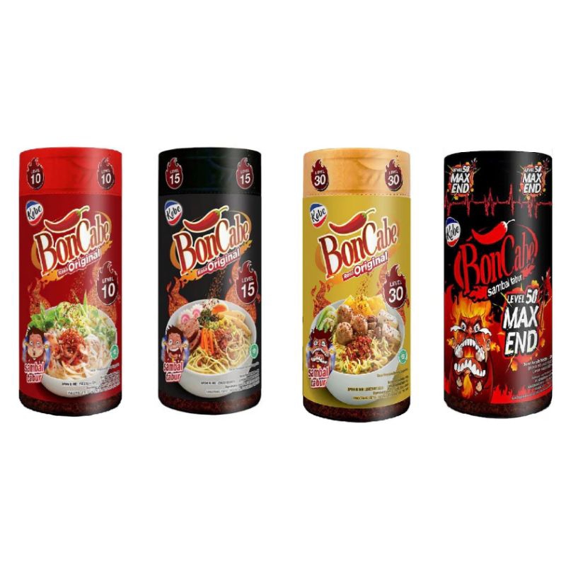 

Bon Cabe Sambal Tabur Botol Level 15 30 50 MAX 30gr / 45gr