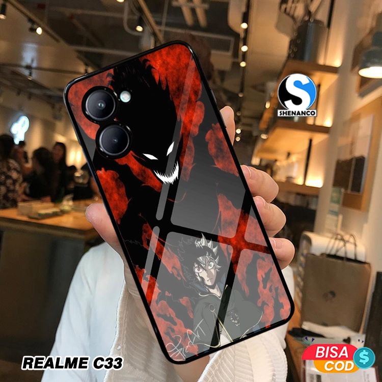 [COD]Case Realme C33 Realme C30 C31 C35 Casing Motif Fashion Gambar Anime Black Clover Aesthetic Cas