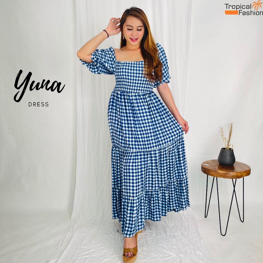 Yuna Maxi Dress Korea Termurah Kekinian