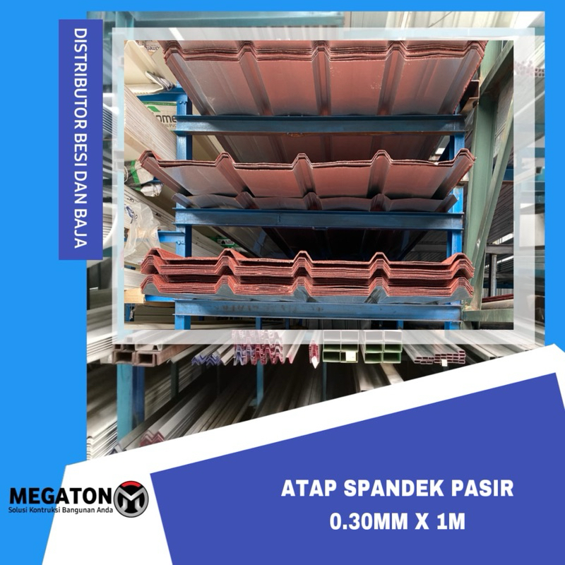 ATAP SPANDEK PASIR 0.30mm X 1m X 1m