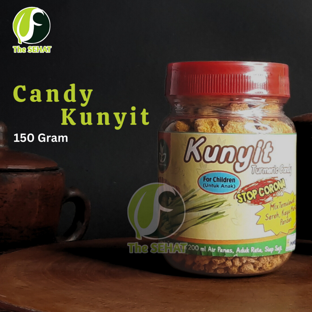 

Candy Kunyit Permen Kunyit Asli Meredakan Flu Bubuk Kunyit Untuk Asam Lambung 150gr