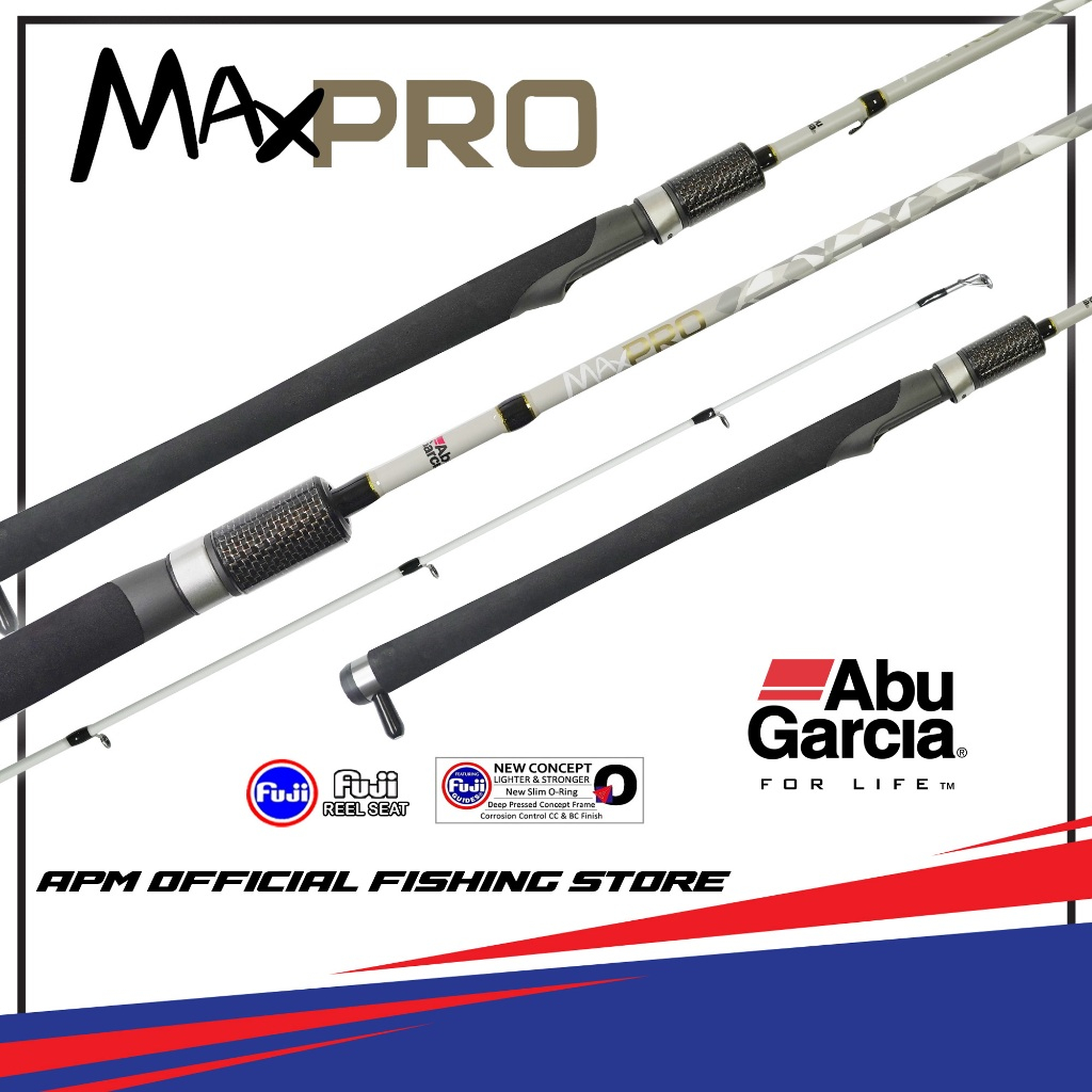 ABU GARCIA Joran Spinning & Baitcasting MAX PRO Bahan Carbon 24 ton Graphite