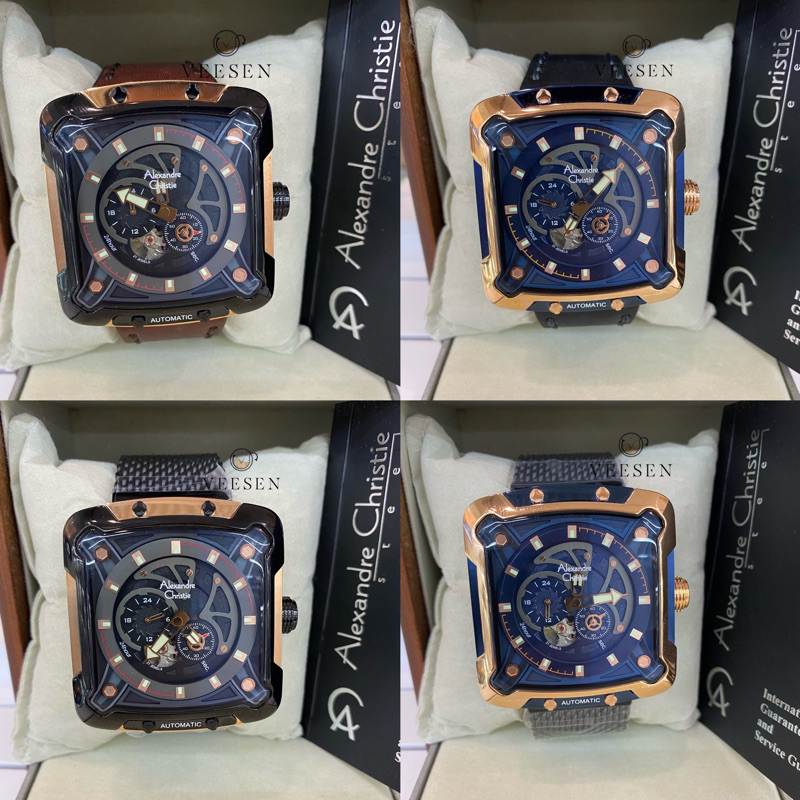 Jam Tangan Alexandre Christie Ac 3039 Automatic Original Pria