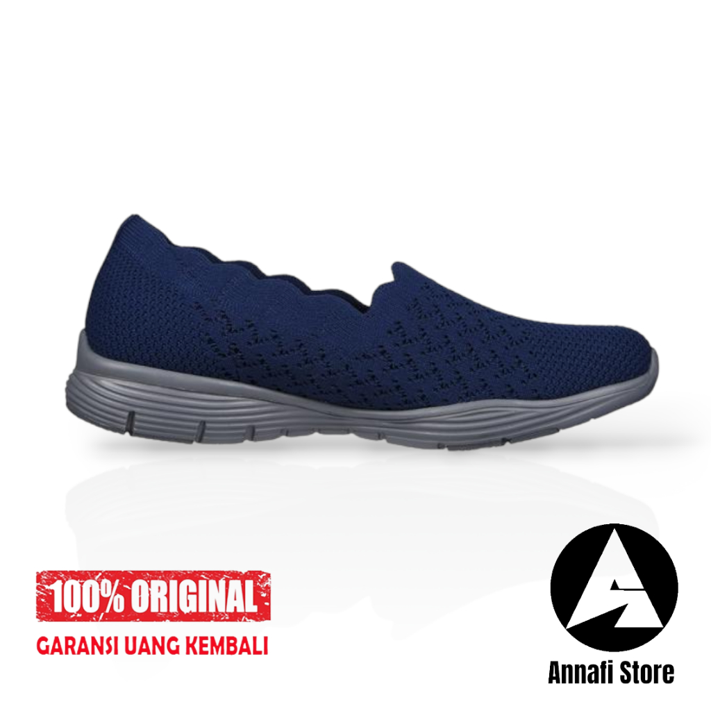 SEPATU WANITA SKECHERS ARCH FIT SEAGER 158557/NVY - NAVY