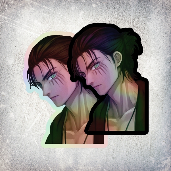 

STICKER HOLOGRAM ANIME EREN YEAGER ATTACK ON TITAN (SHINGEKI NO KYOJIN)