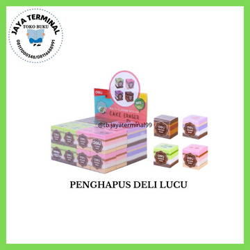 

Deli Multi-flavor Cake Eraser Penghapus Berbentuk Kue Ramah Lingkungan EH302