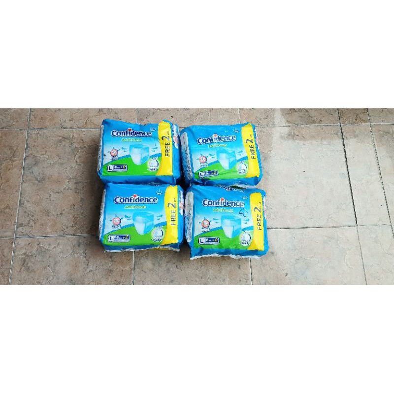 popok dewasa celana confidence L