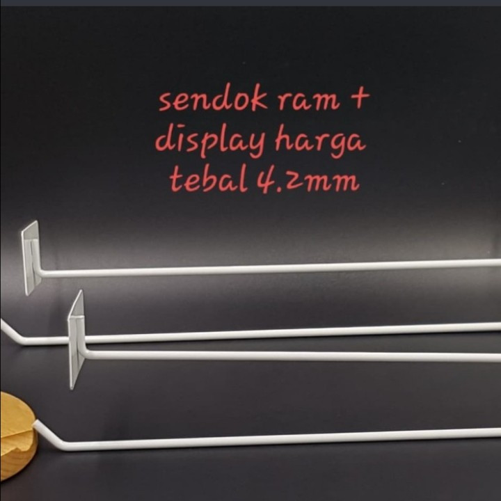 Hook Sendok Gantungan Ram Display 25cm