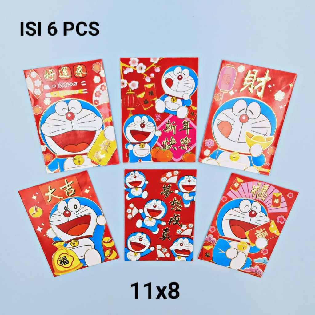 

AMPLOP ANGPAO PENDEK ISI-6 KARAKTER TSUM² MICKEY MINNIE DISNEY DORAEMON